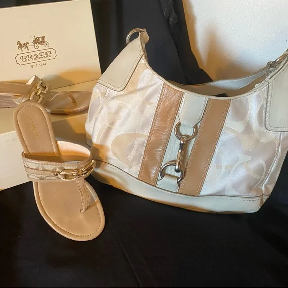 Coach Sleep in Sandals Matching Purse